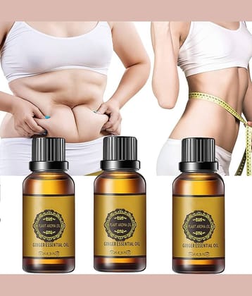 Aromine Belly Fat Ginnger Oil For Women- Shaping & Firming Oil 90 mL Pack of 3