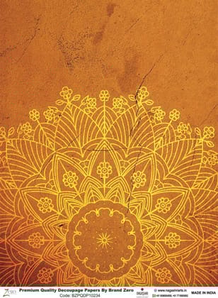 Brand Zero Premium Quality Decoupage Paper Pack of Two - Design Code: BZPQDP10234