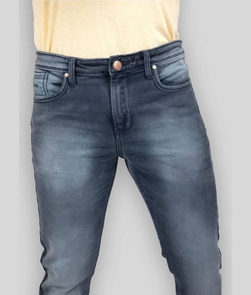 Hasasi Denim - Grey 100% Cotton Regular Fit Men's Jeans ( Pack of 1 )