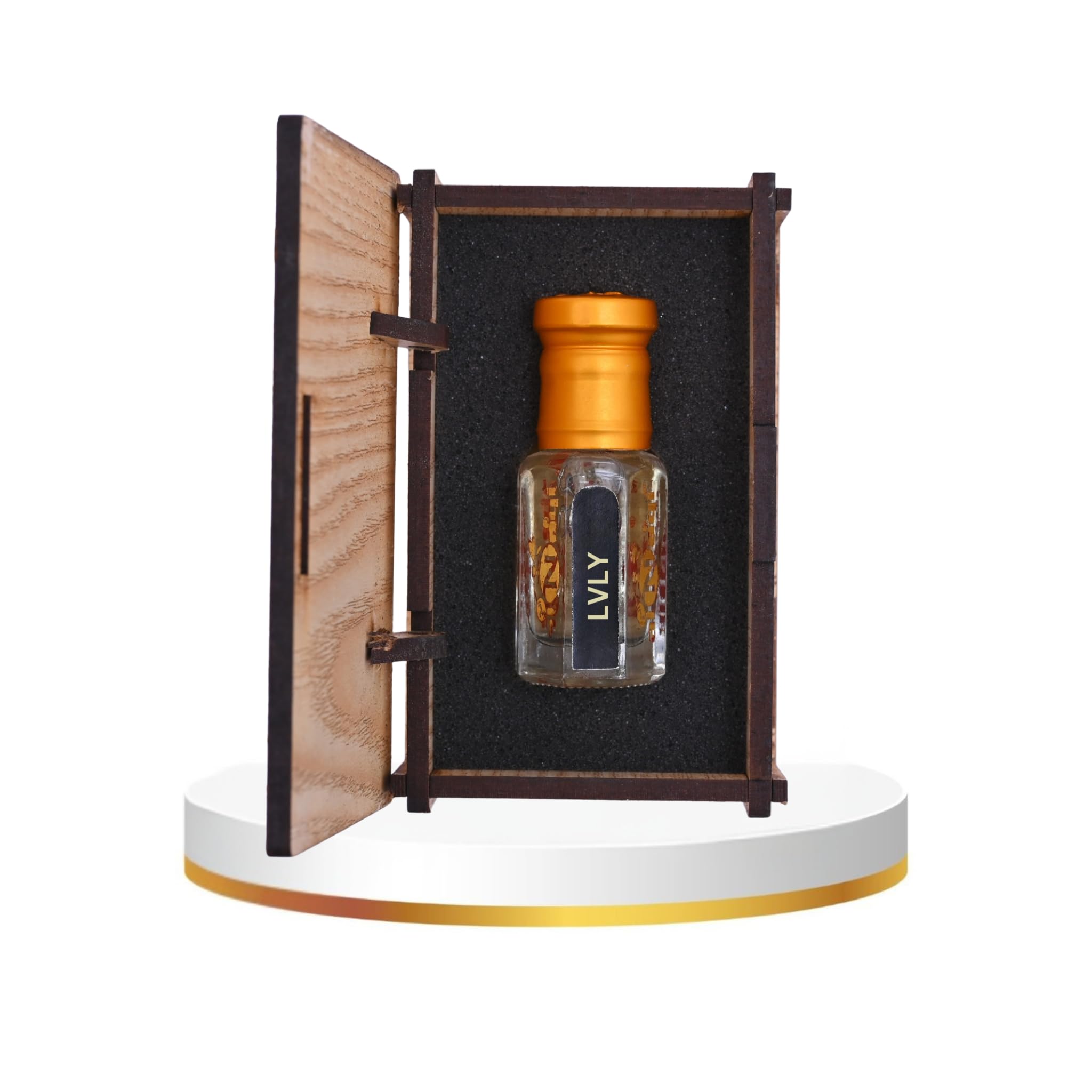 alnaqi fragrances LVLY Attar 12ml - Luxury Love-Potion-Perfume, No Alcohol Concentrated Sweet-Oil, Premium True-Love-Fragrance, Original Ladies-Ittar