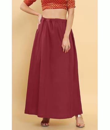 kinu Cotton Petticoat ( Maroon , )