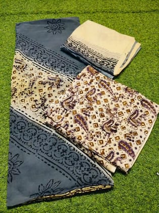 Pure Mangalagiri Cotton Dress Material