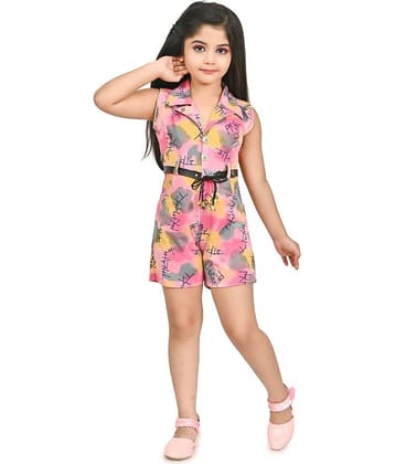 Eva And Ali Pack of 1 Baby Girls Cotton Blend Jumpsuit ( Multi )