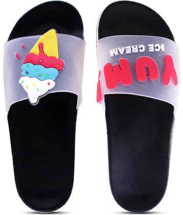 Pampy Angel - Black Women's Slide Flip flop