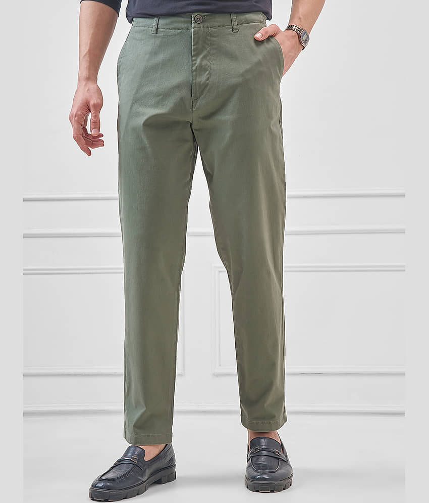 Highlander Relax Men's Trouser - Green ( Pack of 1 )