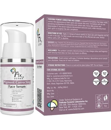 Fixderma 10% Tranexamic Acid Serum, Pigment Correcting Serum for Melasma & Hyperpigmentation, 15 g