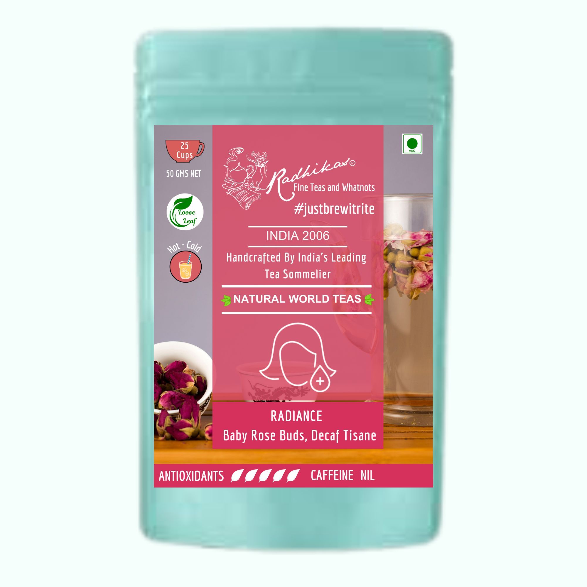 RADIANCE Baby Rose Buds Decaf Tisane