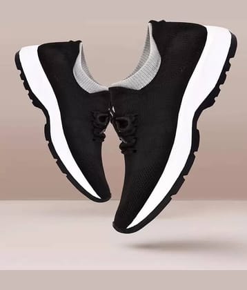RYKO Socks Shoes Black Men's Sports Running Shoes