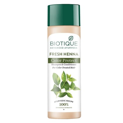 Biotique Fresh Henna Colour Protect Shampoo with Conditioner 190ml