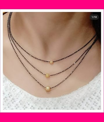Gilher Fancy Daily Wear 3 layer Mangalsutra For Women