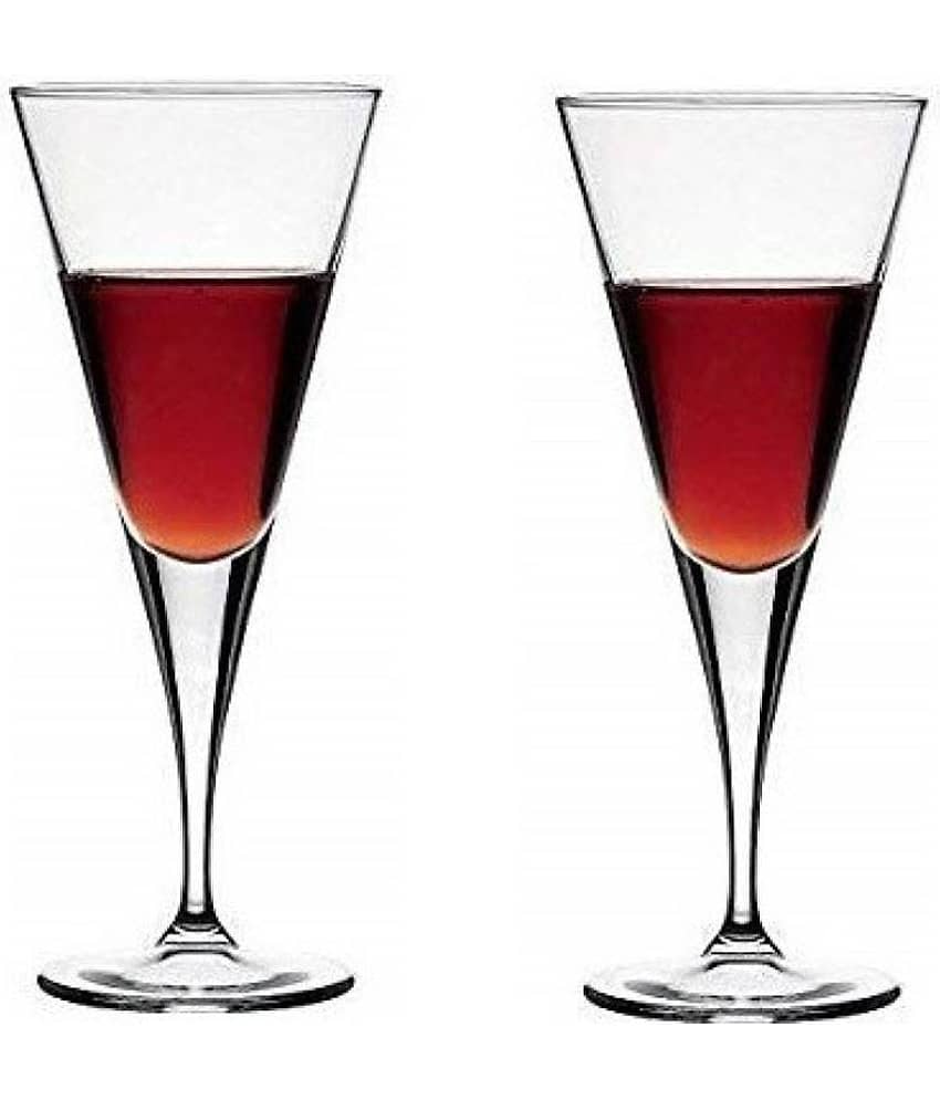 Somil Wine  Glasses Set,  150 ML - (Pack Of 2)