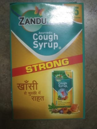 Zandu cough syrup sachet 36pcs