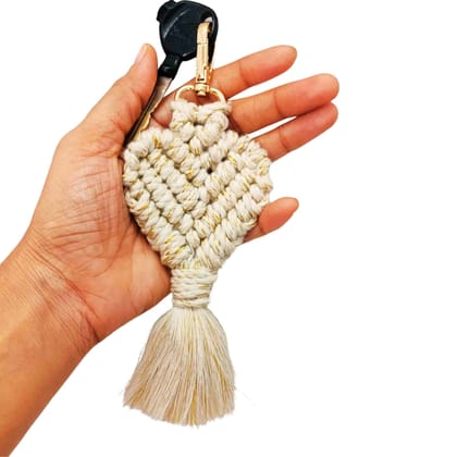 Tailored Knots Heart Keychain HKC13