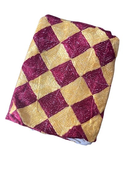 Buy Pure Chinon chiffon Hand Made Phulkari