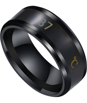 FASHION FRILL - Black Rings ( Pack of 1 )