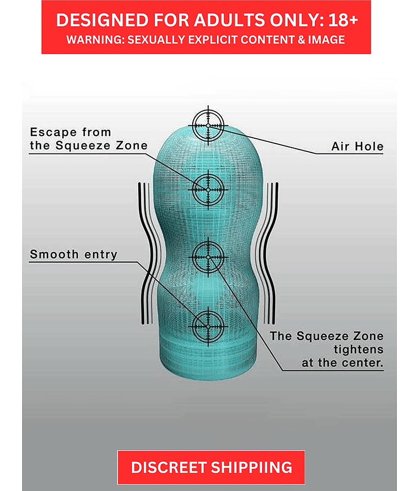 Tenca Masturbation Cup-  Intense Pleasure with Silicon Material gives realistic Pleasure according to your Desire