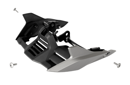 Hero Genuine Belly Pan Assy Kit for Glamour X in Magnetic Silver for Glamour X 125 | Sporty Styling | Engine Protection | OEM Fit | Durable Finish | Easy Installation