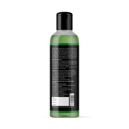 Pure Cold Pressed Neem Oil For Hair & Skin Natural Remedy For Daily Skin And Hair 200ml Pack of 2
