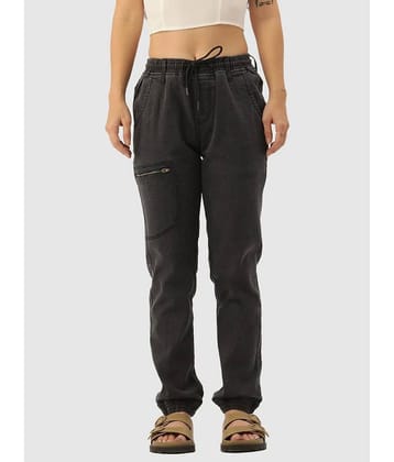 IVOC Women Black Stretchable Jogger