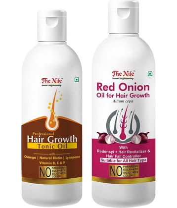 The Nile Hair Tonic 100 ML + Red Onion Oil 200 ML Hair Oils 300 mL Pack of 2