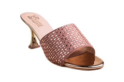 Ciara Ladies Copper Chappal-Copper / 4