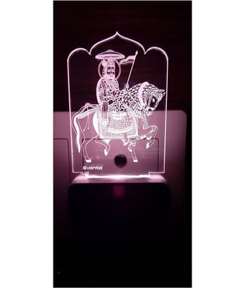 SUPER AJANTA E031 RAMDEVPIR Night Lamp Multi - Pack of 1