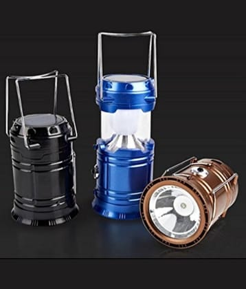 QitmirMKT Emergency Rechargeable Solar Lantern 10W Multicolor Emergency Light ( Pack of 1 )