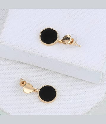 SILVER SHINE Attractive Gold Plated Stylish Party Wear Stud Earring For Women Girl