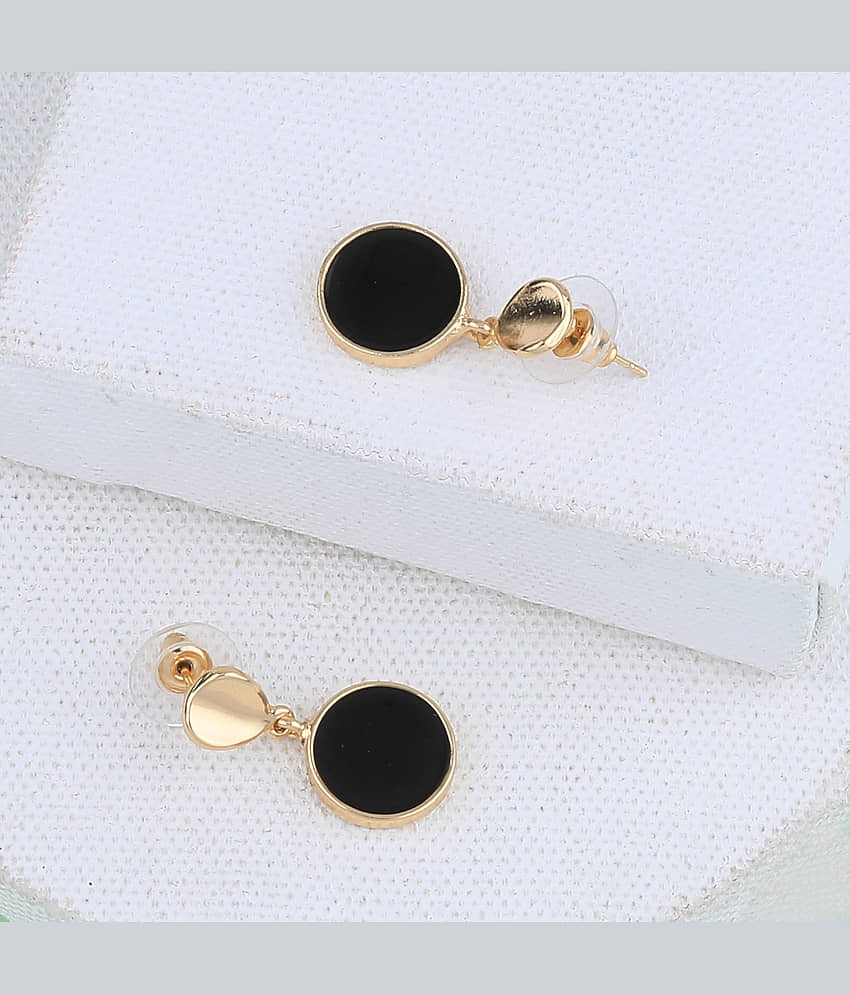 SILVER SHINE Attractive Gold Plated Stylish Party Wear Stud Earring For Women Girl