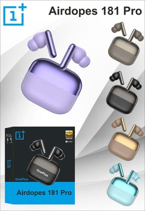 One Plush Airdrops Buds 181 Pro | Earbuds | Airdrops ( Multicolour ) ( Any Random Colour )