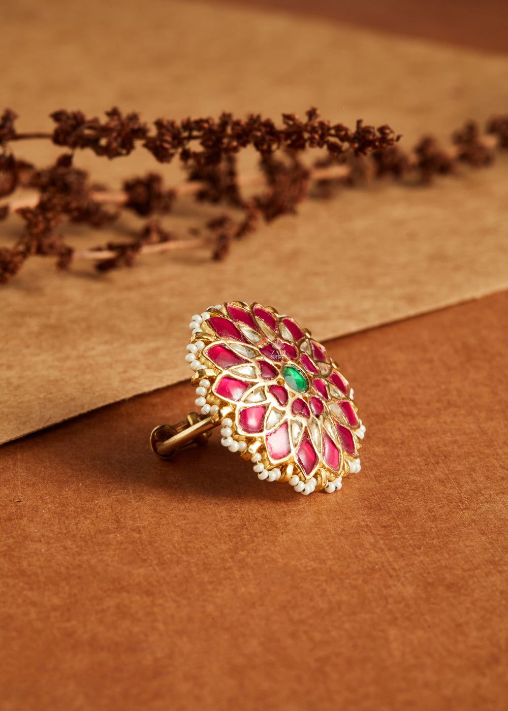 Traditional Cocktail Finger Ring