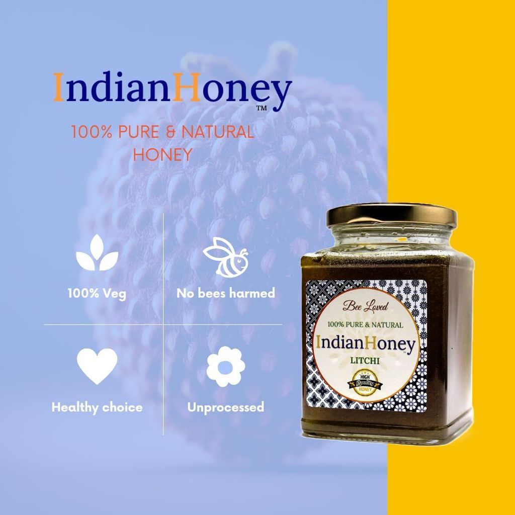 IndianHoney Litchi Natural Honey The Perfect Way To Add Sweetness And Wellness Your Day