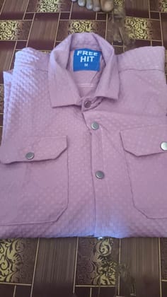 Mens Textured Casual Shirt (Free Hit )