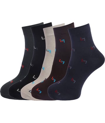 Dollar Socks Multi Casual Ankle Length Socks Pack of 5