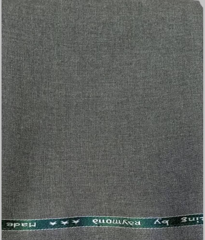 Raymond Grey Polyester Blend Men's Unstitched Pant Piece ( Pack of 1 )