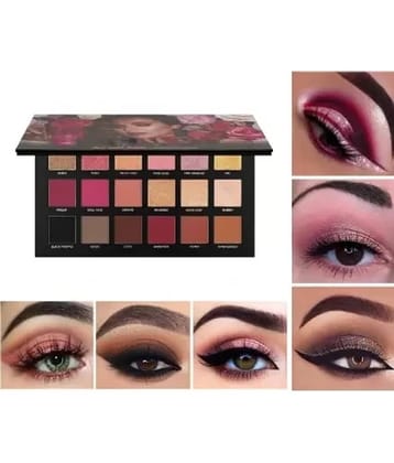 BLUSHIS Nude Eyeshadow Palette 18 shades Multicolor Matte & Shimmery Finish