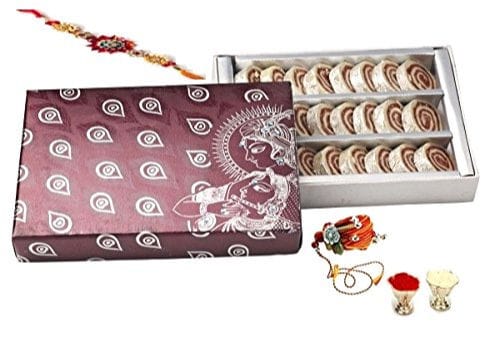 GHASITARAM'S Kaju Anjeer Moon Mithai Box, 400 gm