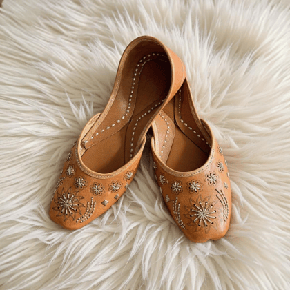 Patiala Handmade Punjabi Jutti | Yellow