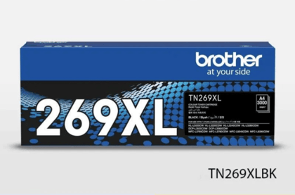 Brother Toner TN-269XLBK (Black Colour) Has 3000 Pages Yield Compatible with HL-L3220CDW HL-L3280CDW DCP-L3560CDW MFC-L3760CDW