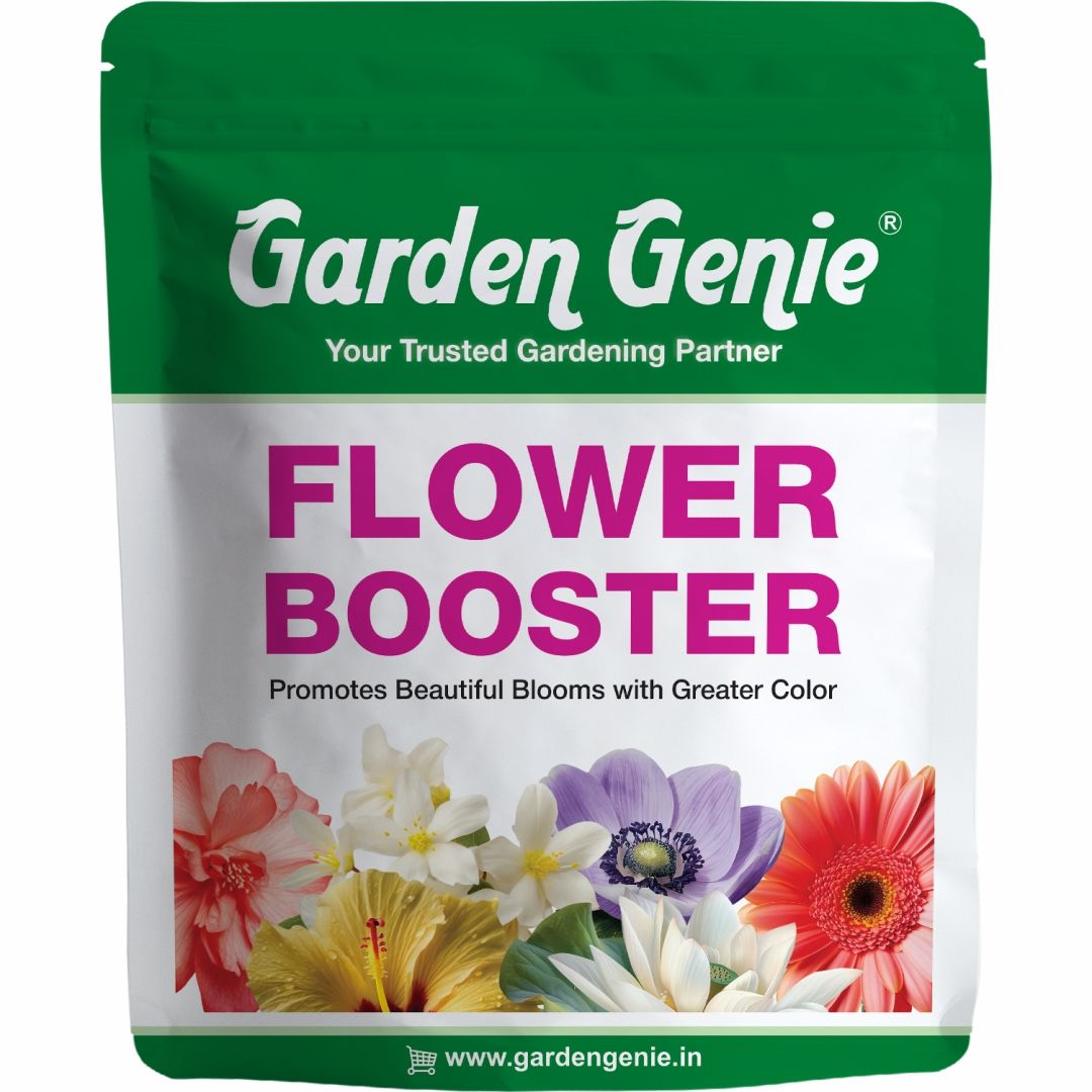 Garden Genie Flower Booster for Flowering Plants 830g | Essential Organic Growth Fertilizer for All Flower Plants, Powder