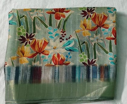 Elegant Floral Fancy Saree