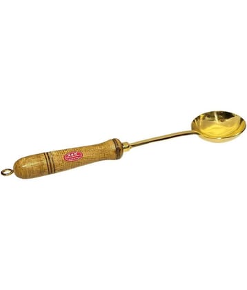 A & H ENTERPRISES - Brass Brass Serving Spoon ( Pack of 1 )
