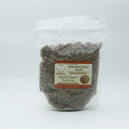 Organic Jaggery Pebbles 500 GRAM Organic Jaggery Pebbles 500 GRAM