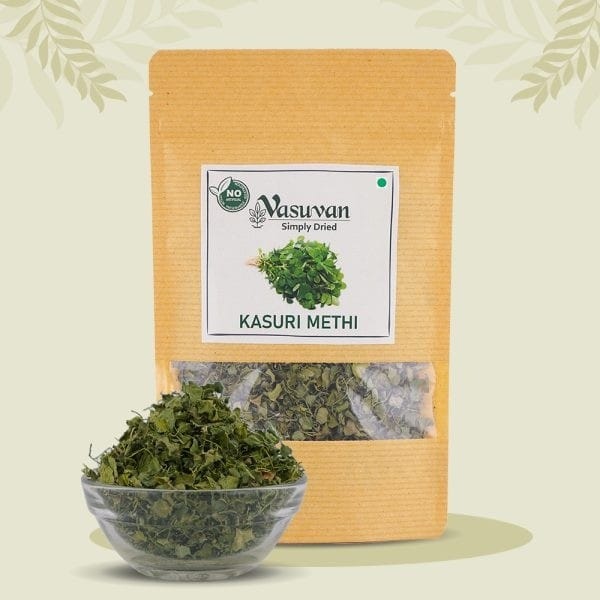 Vasuvan Kasuri Methi Triple Pack (50g x 3) | Restaurant Style Flavor Bundle