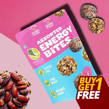 Date Bites | Assorted Energy Bites-150 gm