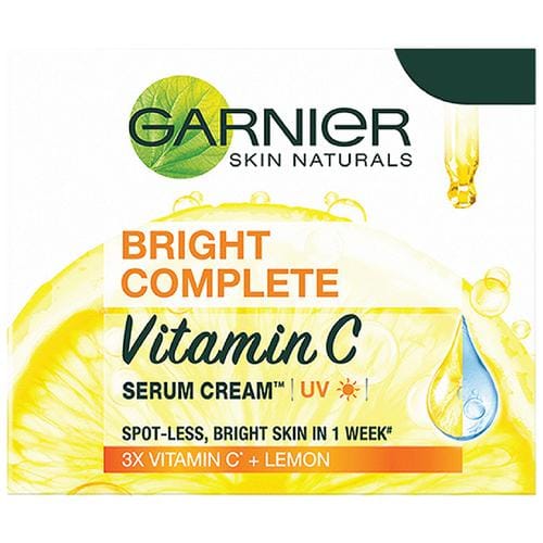 Garnier Bright Complete Vitamin C UV Serum Cream, 23 gm
