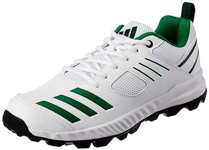 Adidas Men's Crihase 23 Cricket Shoe: Dominate the Pitch with Wide-Fit Comfort and Superior Traction (Size - 10) by Total Sporting And Fitness Solutions Pvt Ltd