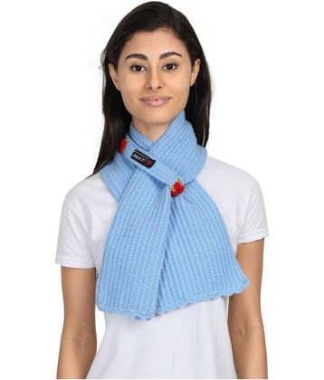 KC Store Women's Blue Handmade Woolen Muffler For Winters