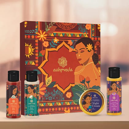 Ashpveda Opulence Gift Box Skin Hair & Body Care Kit Ashpveda Opulence Gift Box Skin Hair & Body Care Kit