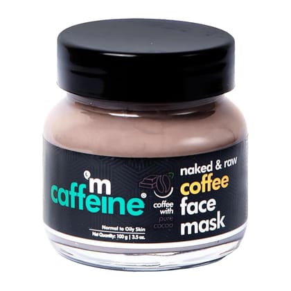 mCaffeine Naked & Raw Cappuccino Coffee Face Mask 100 G